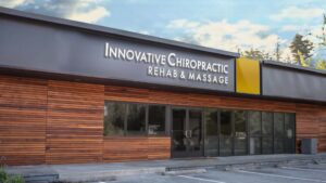Exterior view of Innovative Chiropractic’s Mill Creek location with easy parking access.